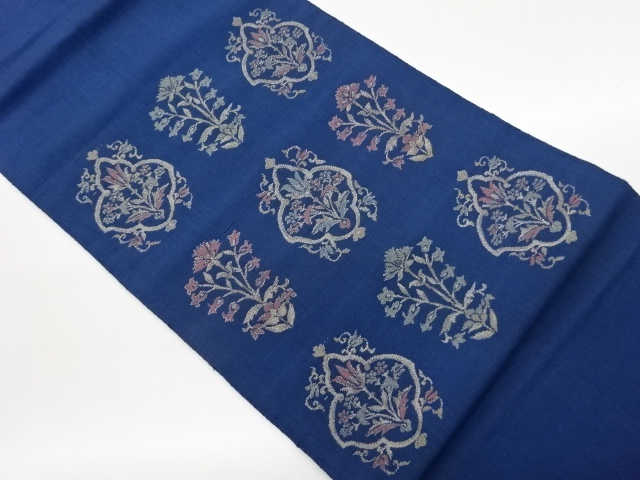 JAPANESE NAGOYA OBI / WOVEN FLOWER